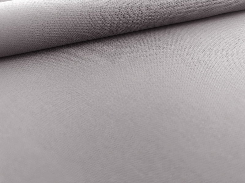 Polyester and Spandex Stretch Crepe in Silver2