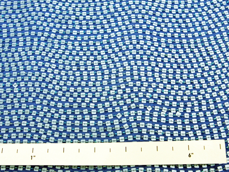 Sequins on Silk Chiffon1