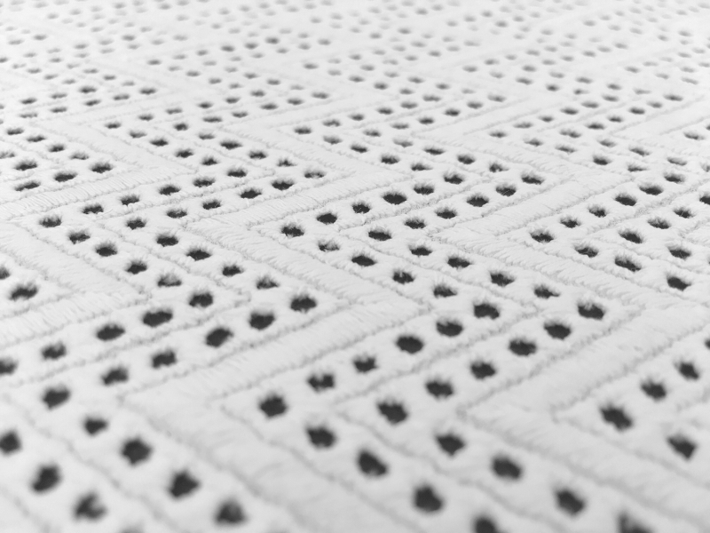 Cotton Eyelet With Zig Zag Pattern2