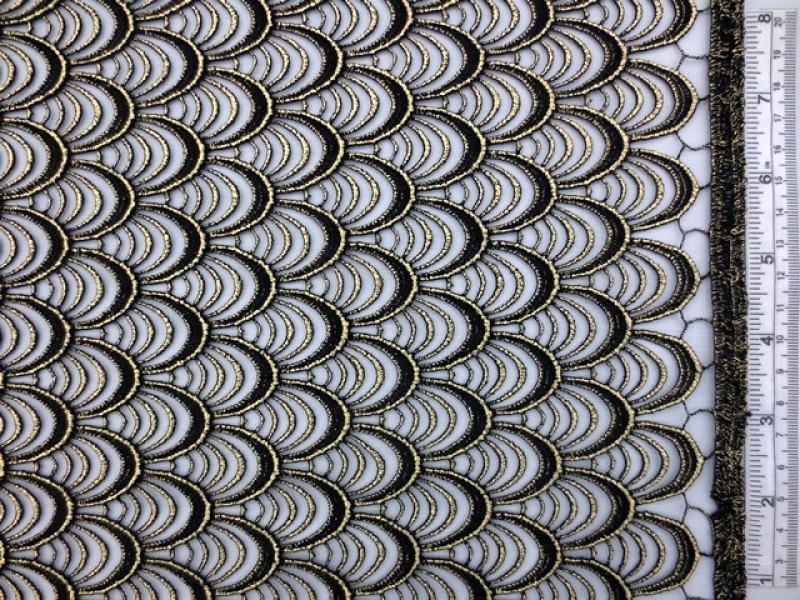 Metallic Guipure Lace0