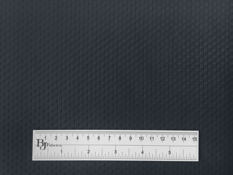 Cotton Stretch Pique in Navy3