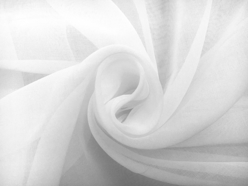 Extra Wide Swiss Cotton Voile in White1