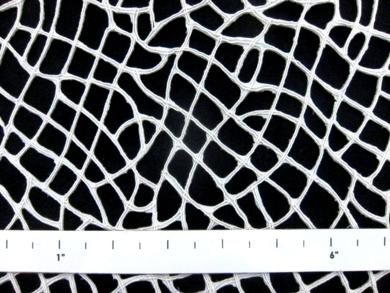 Corded Cut Satin in Ivory1