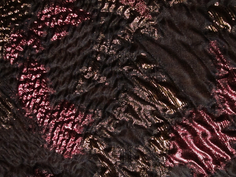 Silk Blend Metallic Fil Coupé Organza2