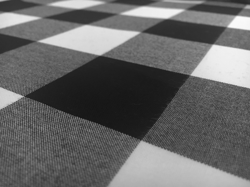 Carolina Cotton Gingham in Black3