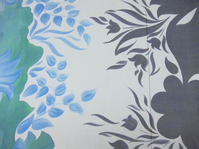 Hand Painted Silk Chiffon0