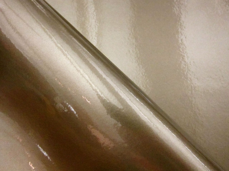 Coach Patent Faux Leather in Chromeo0