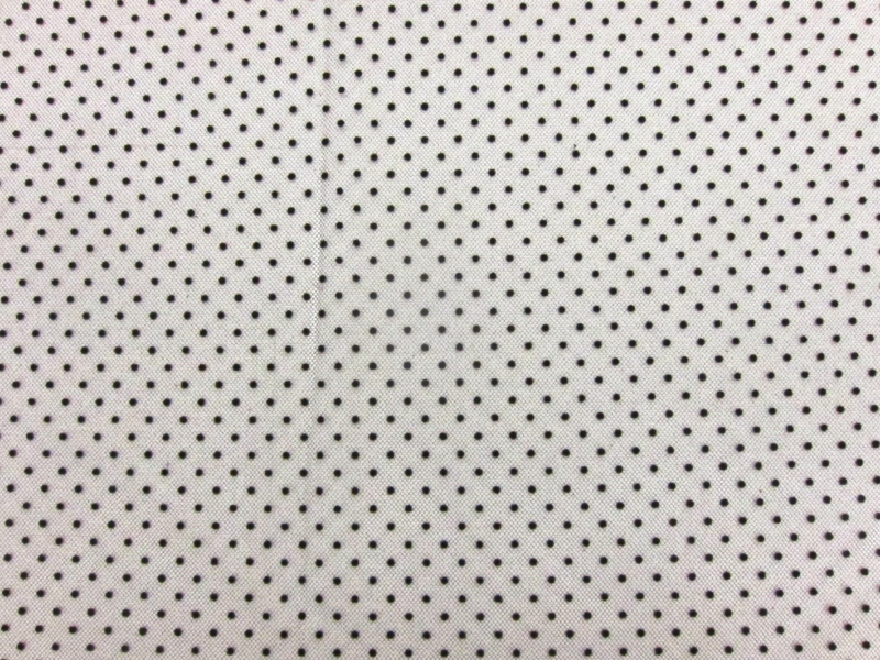 Polka Dot Flocking on Metallic Tulle in Gold0