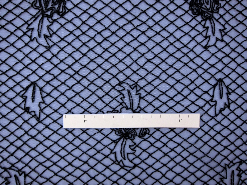 Novelty Beaded Tulle with Bugle Beads2