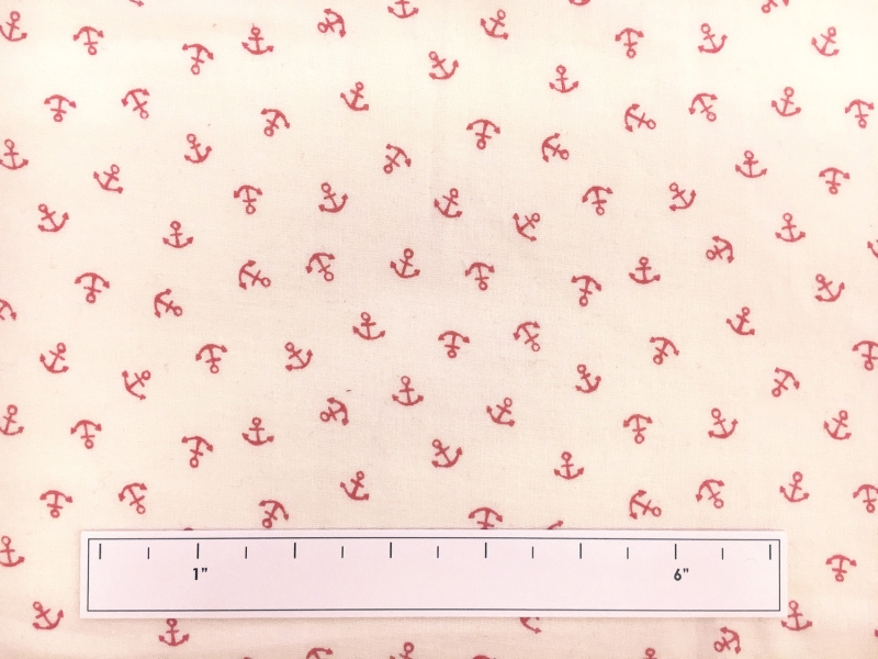 Japanese Double Gauze Nautical Print3