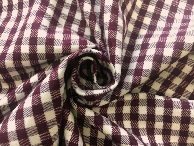 Cotton Wool Blend Flannel Check1