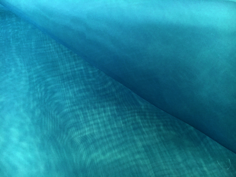 Japanese Polyester Extra Fine Organza in Teal2