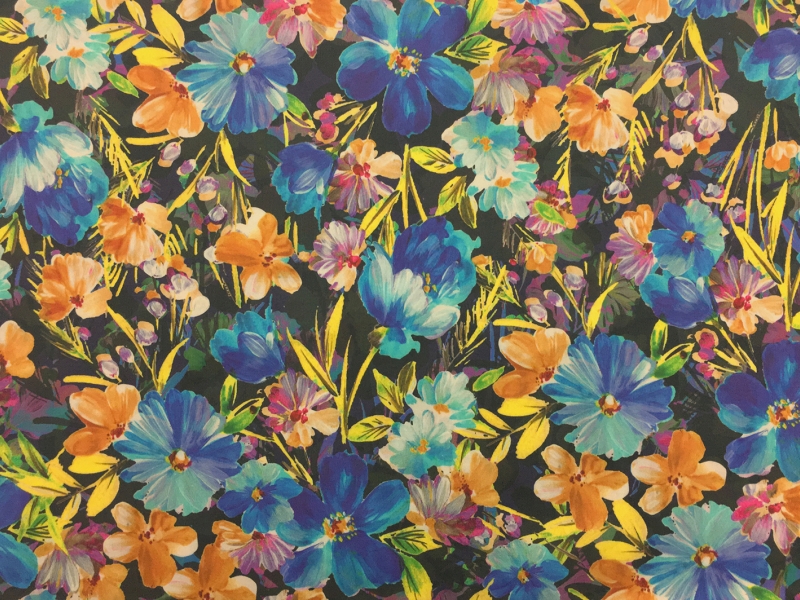 Cotton Lycra Floral Print0