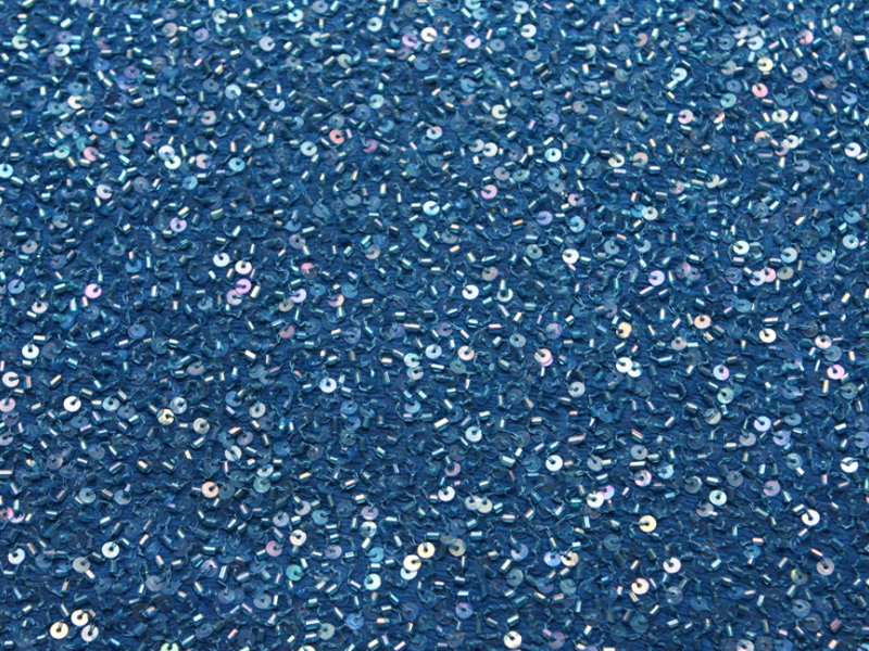 Sequins on Silk Chiffon0