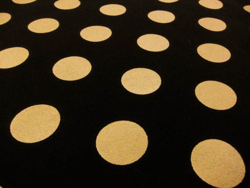 Cotton Broadcloth Metallic Print2