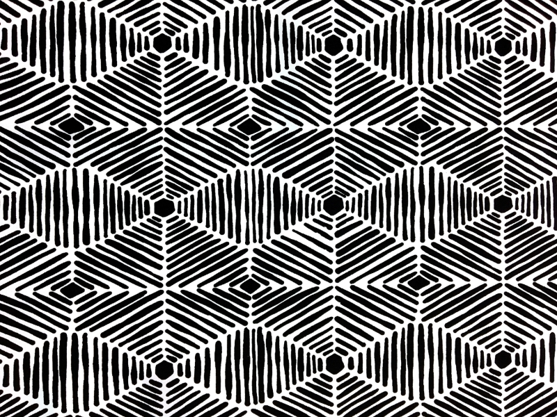 Outdoor Spun Polyester Canvas with Geometric Print0