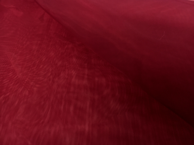 Japanese Polyester Extra Fine Organza in Red2