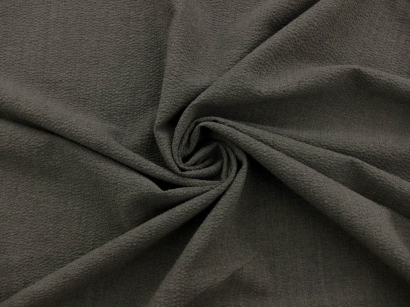 Virgin Wool Lycra Seersucker Light Grey0