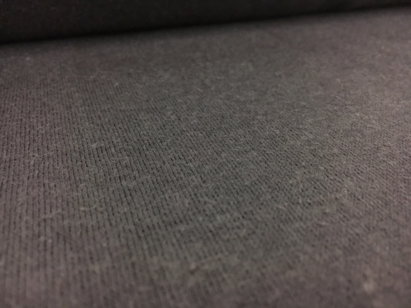 Eco Friendly Hemp and Recycled Poly Sweatshirt Fleece in Dark Grey2