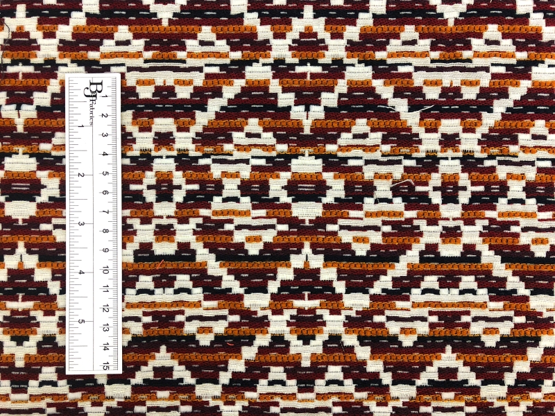 Cotton Blend Woven Novelty in Reds3