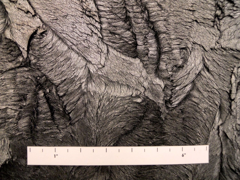 Laminated Metallic Faux Fur1
