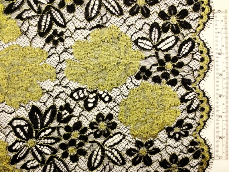 Metallic Chantilly Lace0