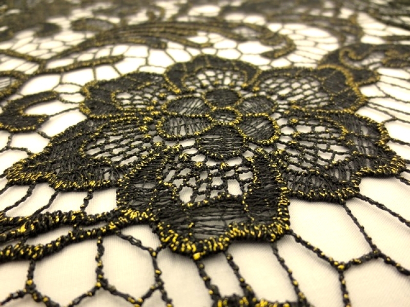 Metallic Guipure Lace2