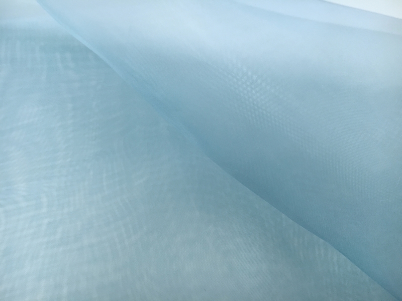 Japanese Polyester Extra Fine Organza in Powder Blue2