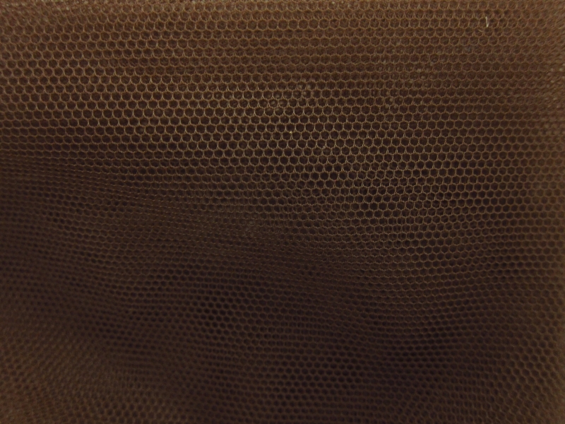 Italian Nylon Tulle in Marrone0