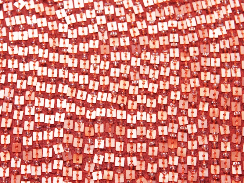 Sequins on Silk Chiffon2