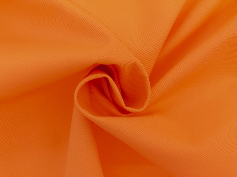 Cotton Chino Twill in Tennessee Orange 1