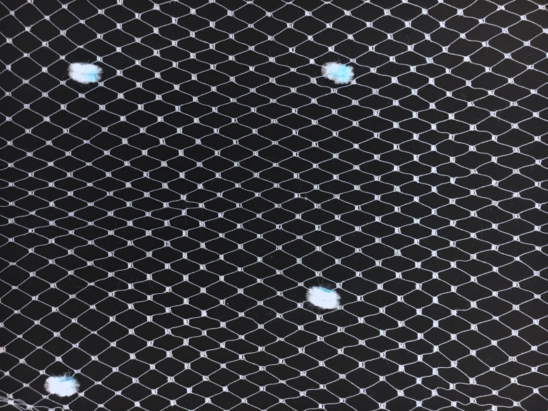 Birdcage Net with Poufs in Baby Blue3