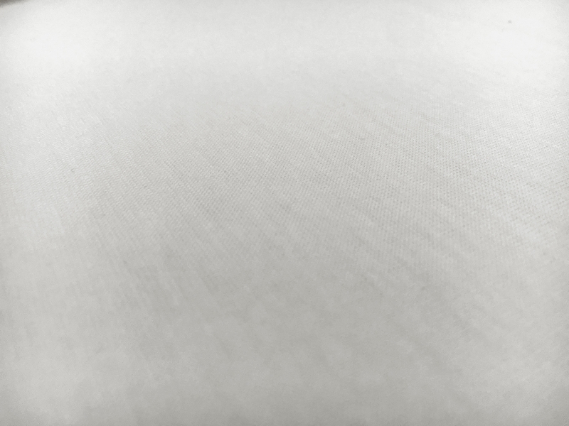 Italian Rayon Angora Blend Jersey in White0