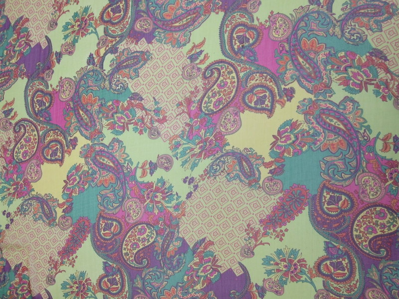 Printed Silk Crinkle Chiffon1