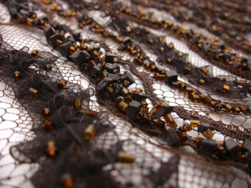 Ribbon Beads and Stones on Novelty Lace2