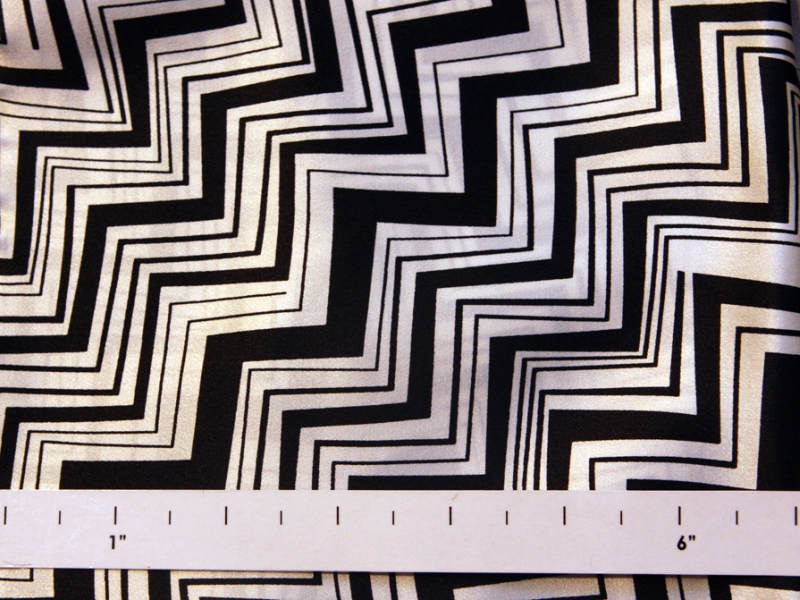 Printed Silk Charmeuse0