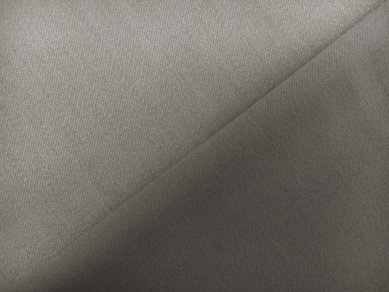 Italian Wool Satin Faille in Stone Grey0