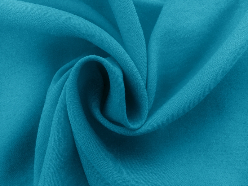 Viscose Batiste in Caribbean Blue1