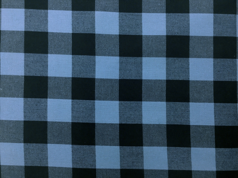 Carolina Cotton Gingham in Indigo0