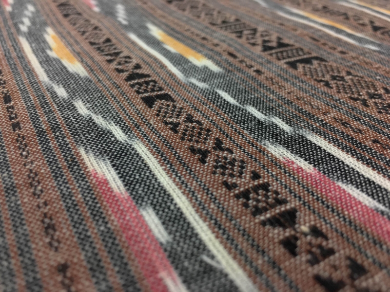 Cotton Ikat With Stripes2