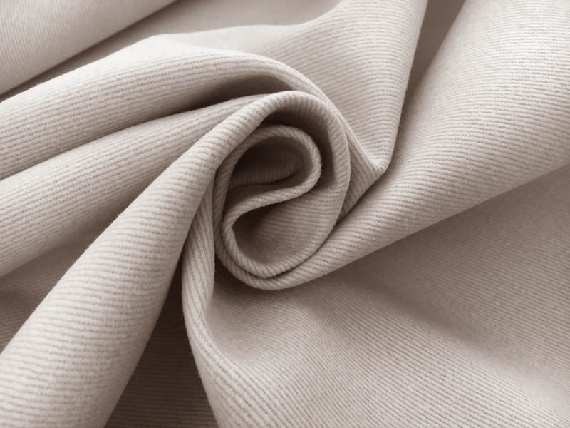 12oz Brushed Cotton Denim in Beige1