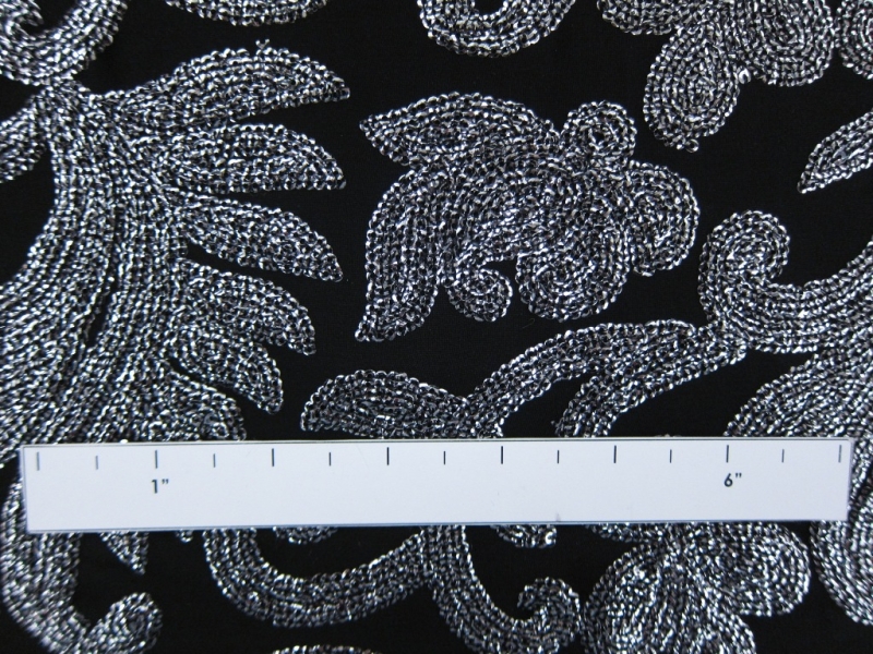 Sequins Embroidered Silk Chiffon1