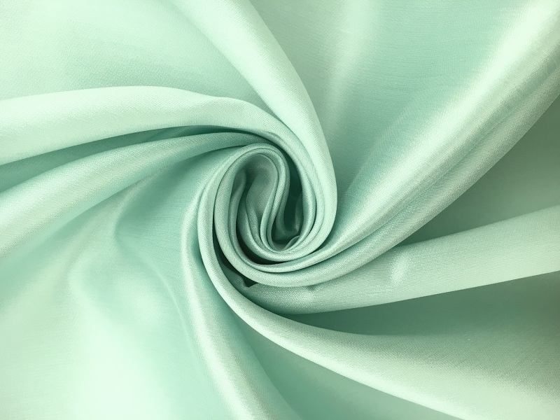 Silk and Polyester Zibeline in Mint0