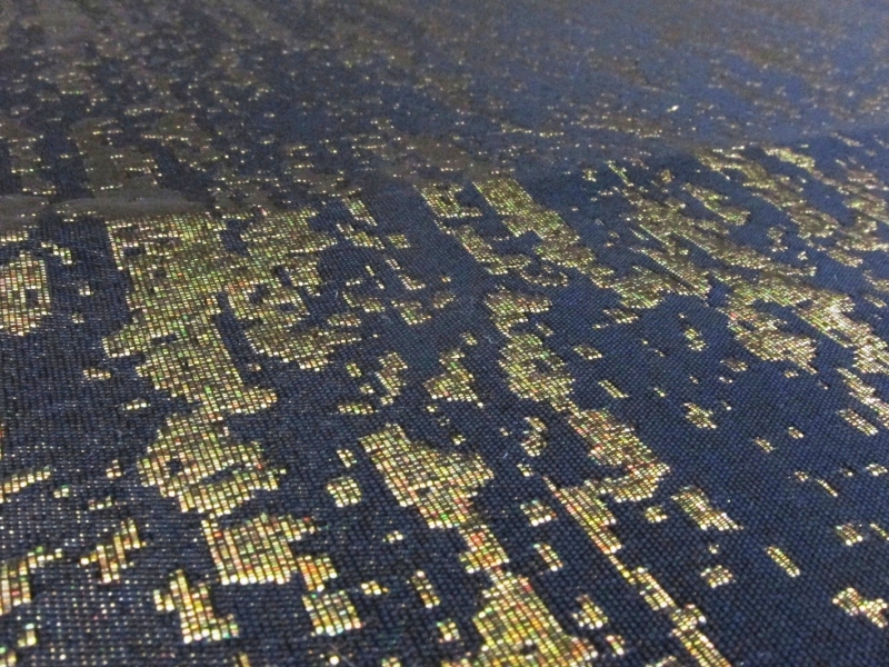 Metallic Hologram Damask2