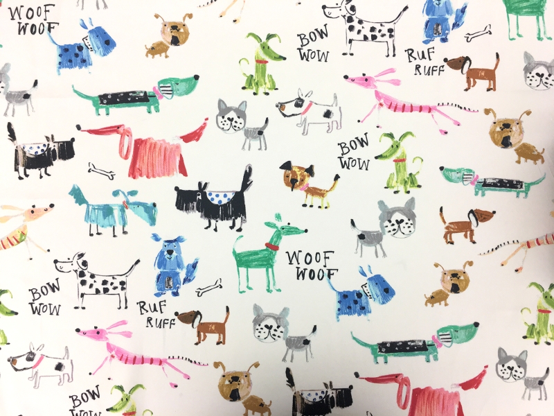 Bow Wow Cotton Twill Print0