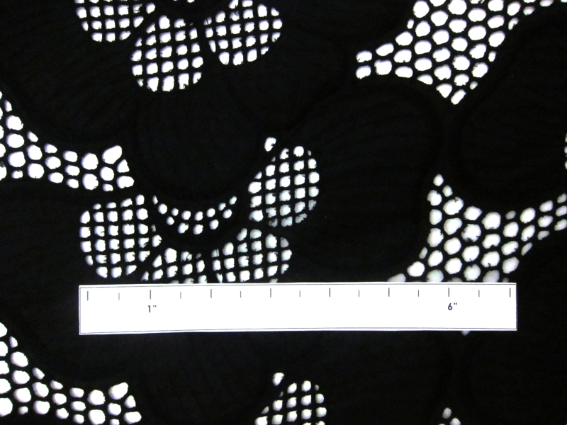 Cotton Eyelet in Black1