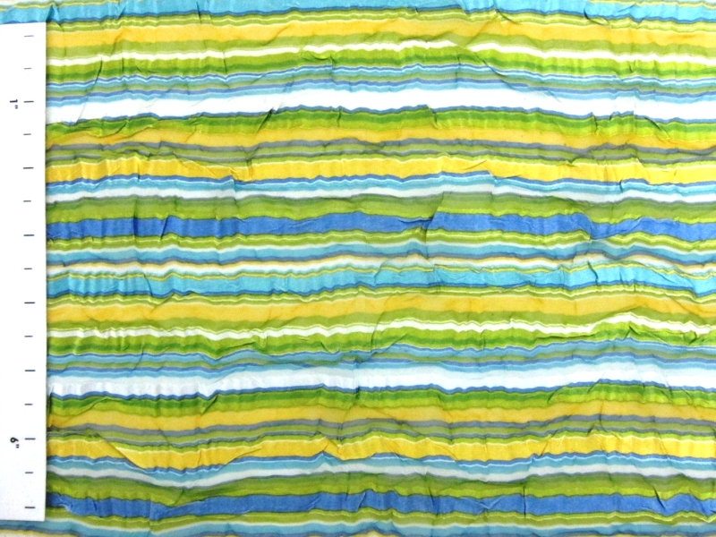 Printed Satin Stripe Chiffon1