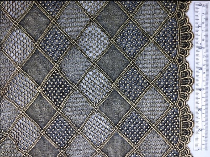 Metallic Guipure Lace0