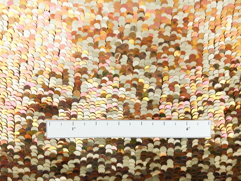 Novelty Pailettes on Silk Chiffon1