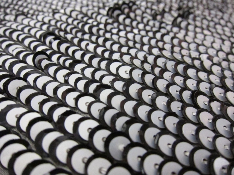 Layered Sequins on Silk Chiffon 2